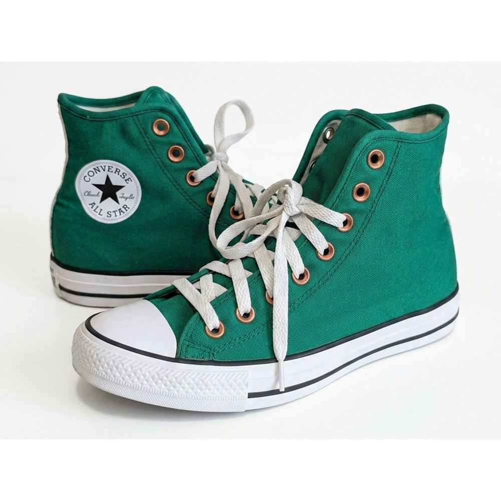 Converse Chuck Taylor All Star High Top Green White Sneakers 152620C Size M7 W9